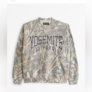 Abercrombie & Fitch Yosemite sweater Camouflage Crewneck